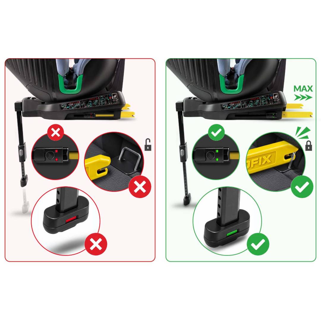 Nukido Shelly bež autosjedalica s ISOFIX sustavom 40–150 cm_16