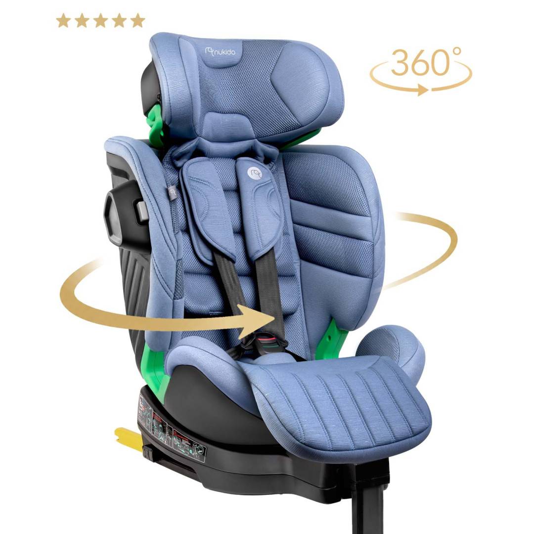 Nukido Shelly bež autosjedalica s ISOFIX sustavom 40–150 cm_3