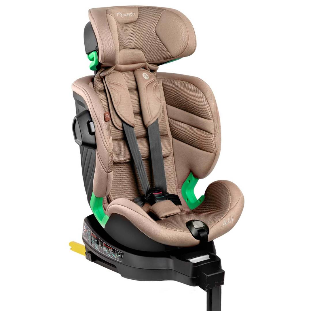 Okretna autosjedalica Nukido Shelly ISOFIX 40–150 cm bež_11