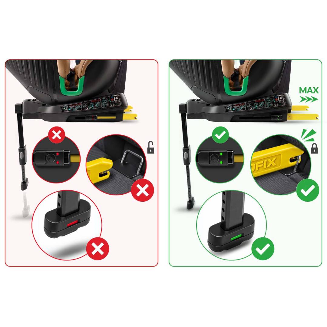 Okretna autosjedalica Nukido Shelly ISOFIX 40–150 cm bež_16