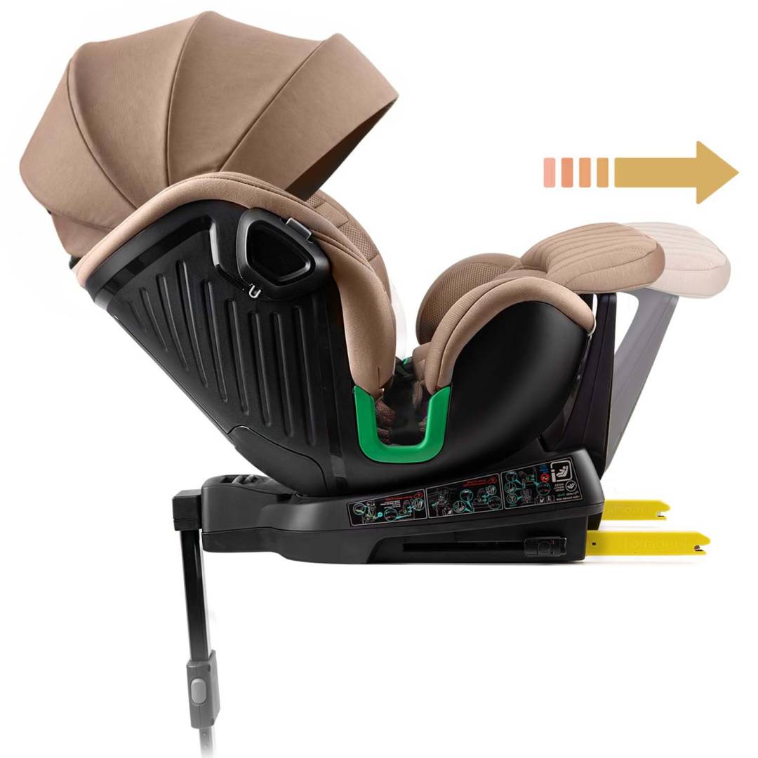 Okretna autosjedalica Nukido Shelly ISOFIX 40–150 cm bež_7