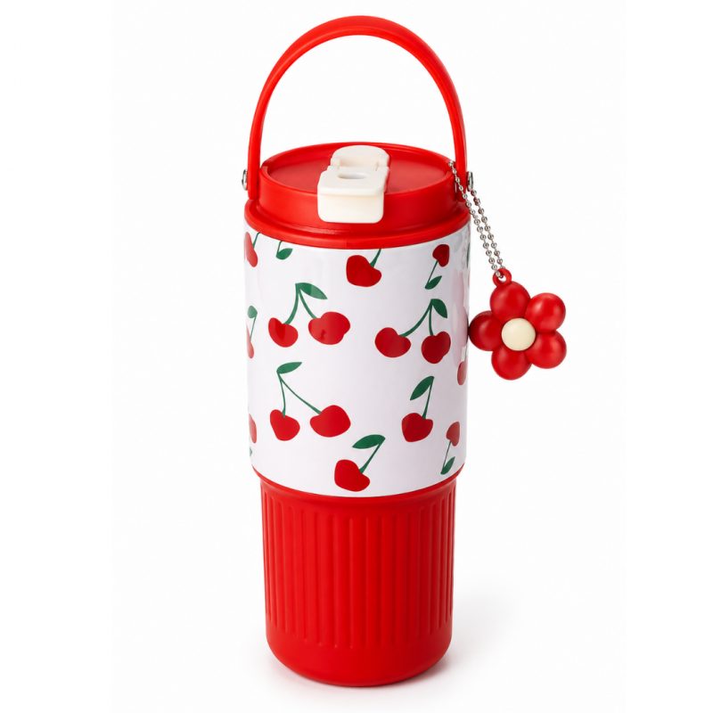 Šalica – čelik, 750 ml, crvena_1
