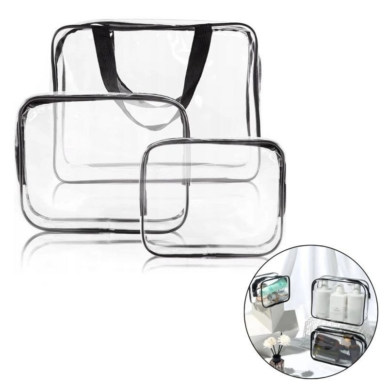 Set putnih torbica – 3-u-1, vodootporan, 18×13,5×5 cm, crni_1