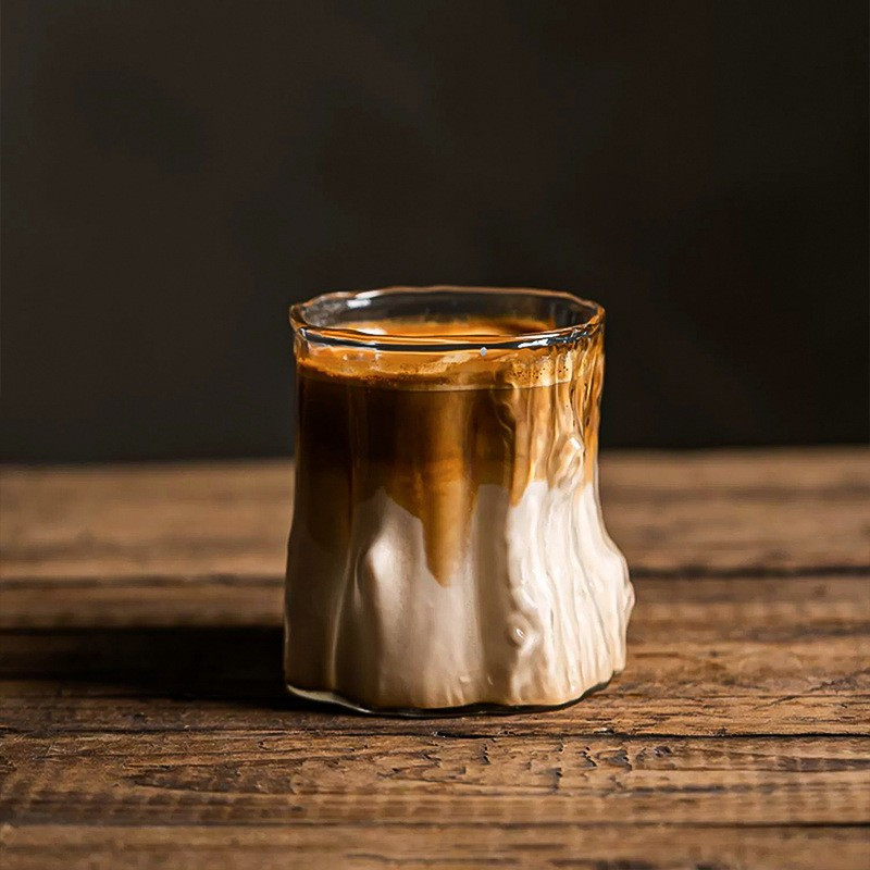 Staklena šalica – drvo, 300 ml_3