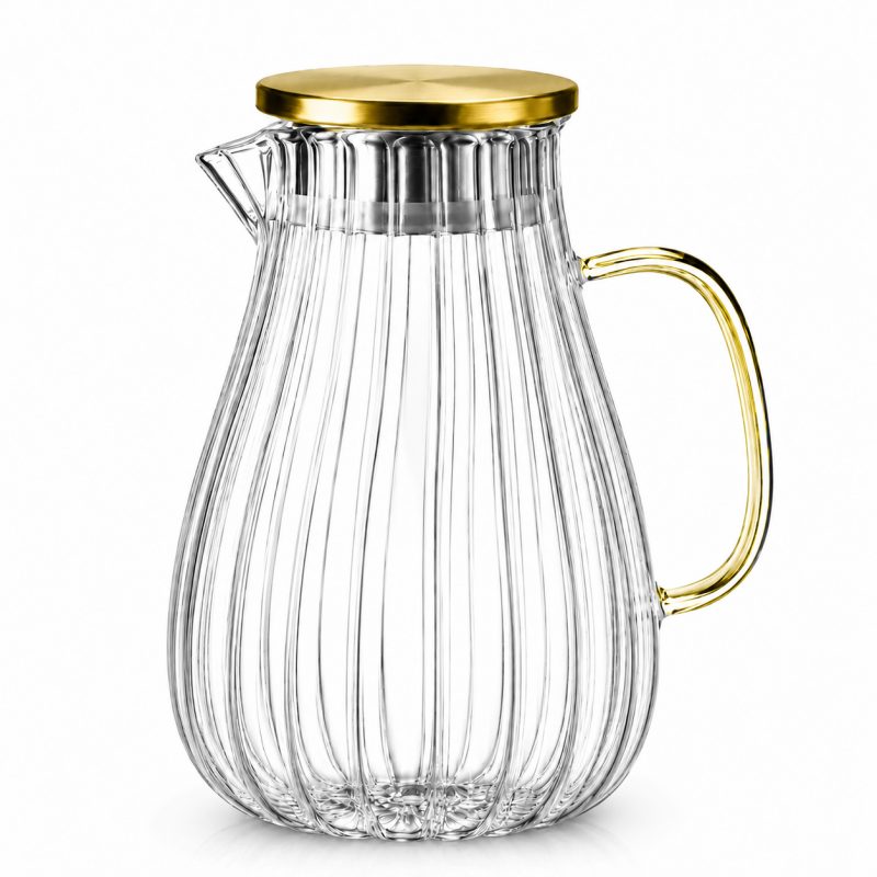 Stakleni vrč – s poklopcem, 1700 ml_3