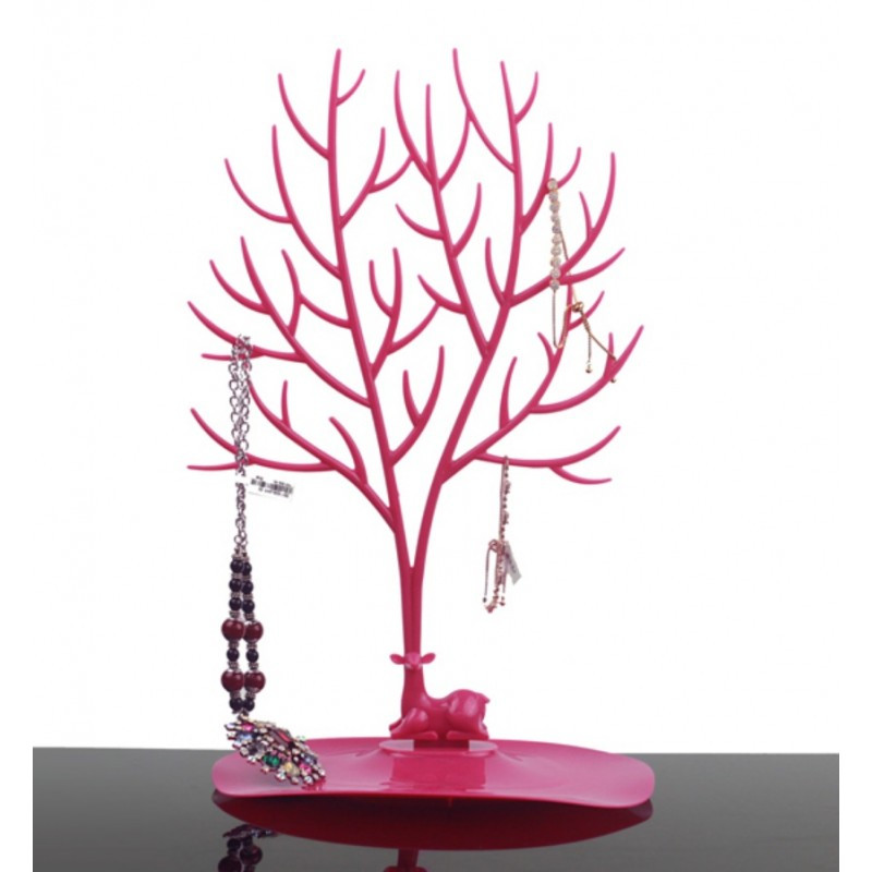 Stalak za nakit, 25×41×15 cm, crveni_3