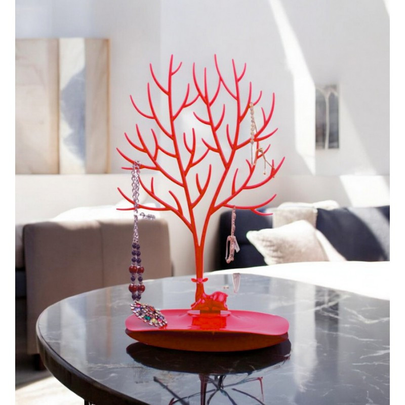 Stalak za nakit, 25×41×15 cm, crveni_5