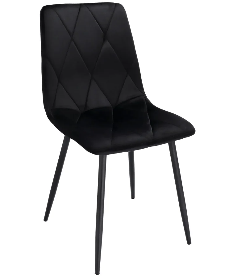Stolica Piado Black Baršun Set Od 2x 3