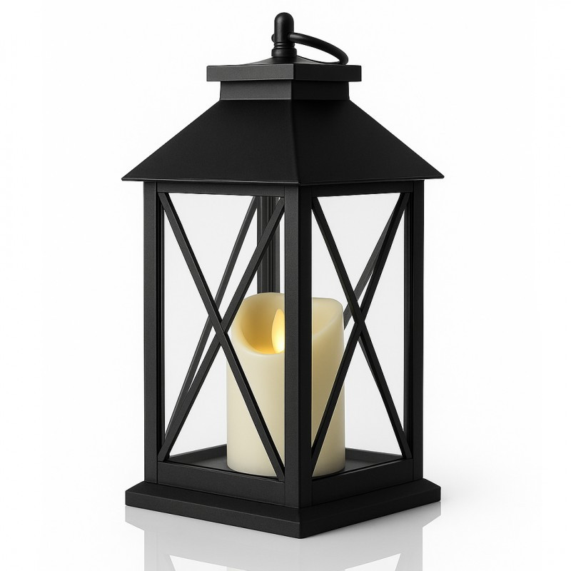 Svijećnjak – LED, 14×30 cm, bež_2