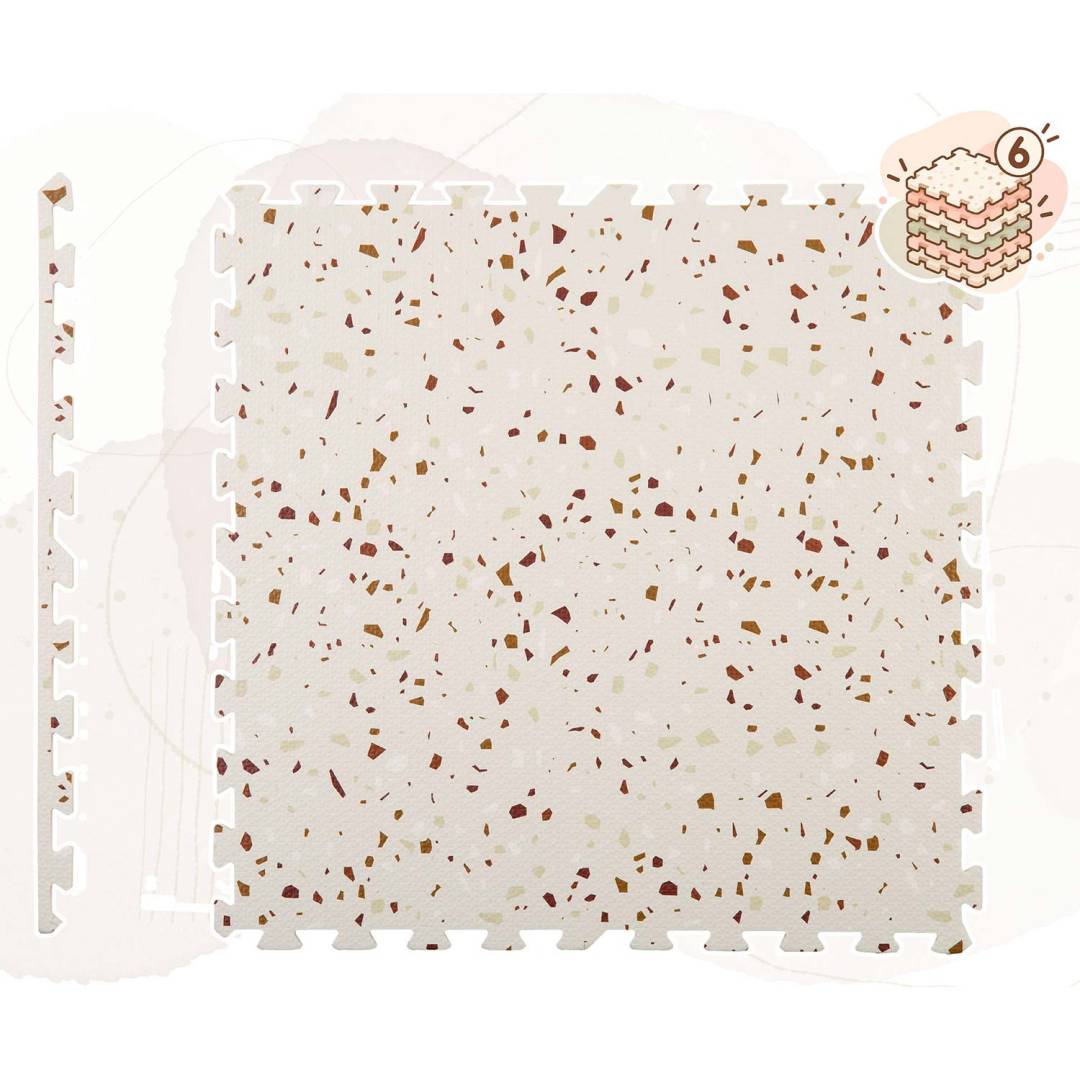 Svijetlosmeđa pjenasta podloga puzzle Ricokids 175 × 118 cm bež_8