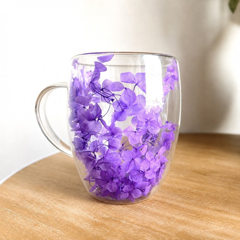 Termo čaša s cvijećem, 300 ml, plava, SZK216_5