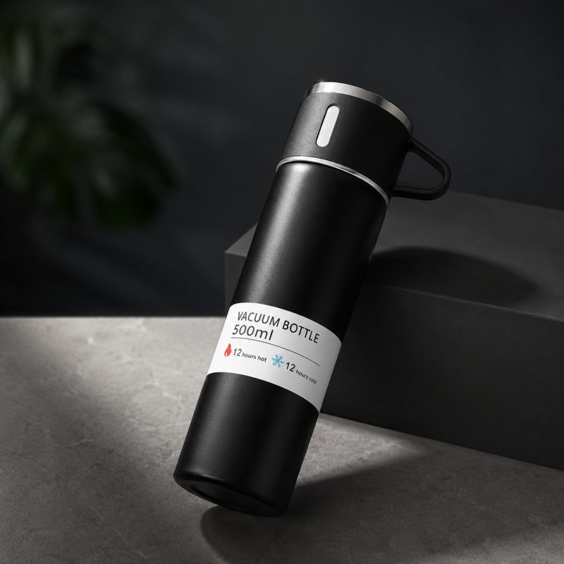 Termos šalica – čelik, 500 ml, crna_2
