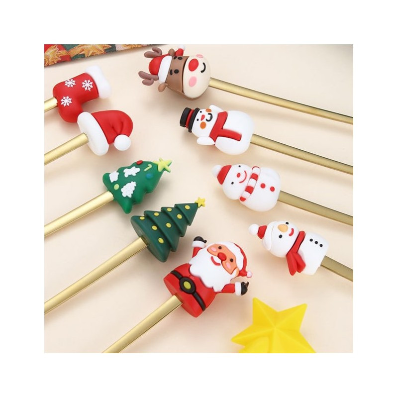 Torbica za pribor – set od 4 kom, s tanjurićem i žličicom, 16,8×2,8 cm, zlatna, LYZ4_4