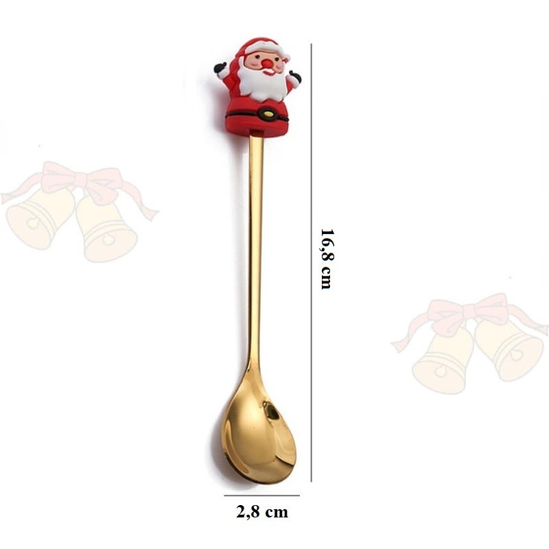 Torbica za pribor – set od 6 kom, s tanjurićem i žličicom, 16,8×2,9 cm, zlatna_4
