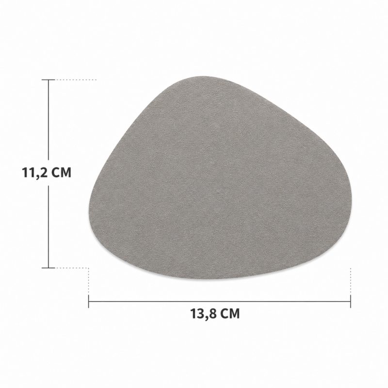 Ukras za dom – vodootporan, eko koža, 13,8×11,2 cm, bež_2