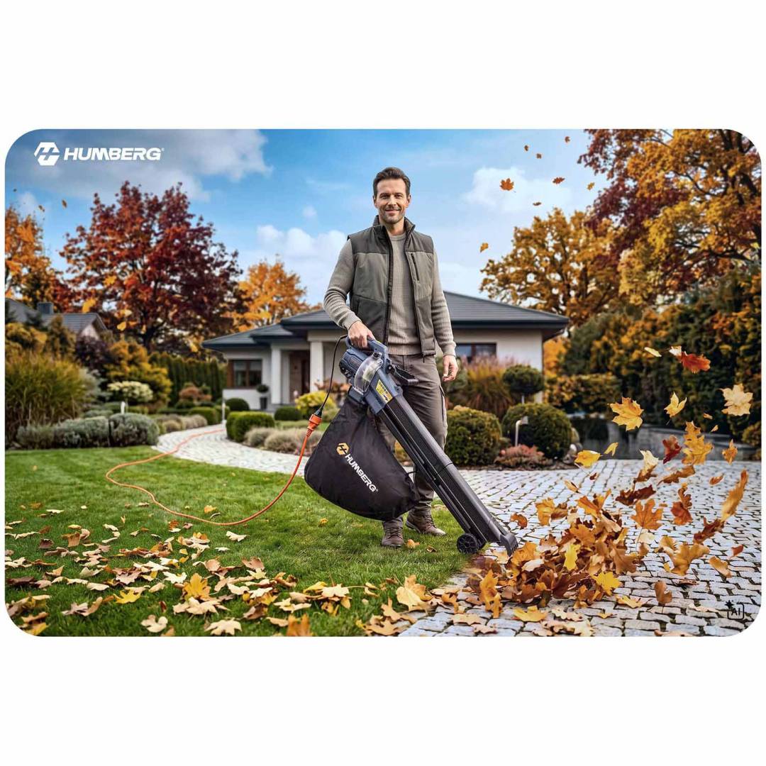 Vrtni puhač i usisavač lišća Humberg HM-618 3800 W bež_3