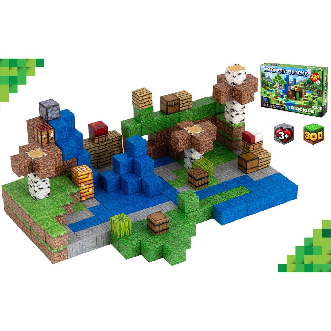 Zelene magnetne kocke 300 komada Ricokids_2