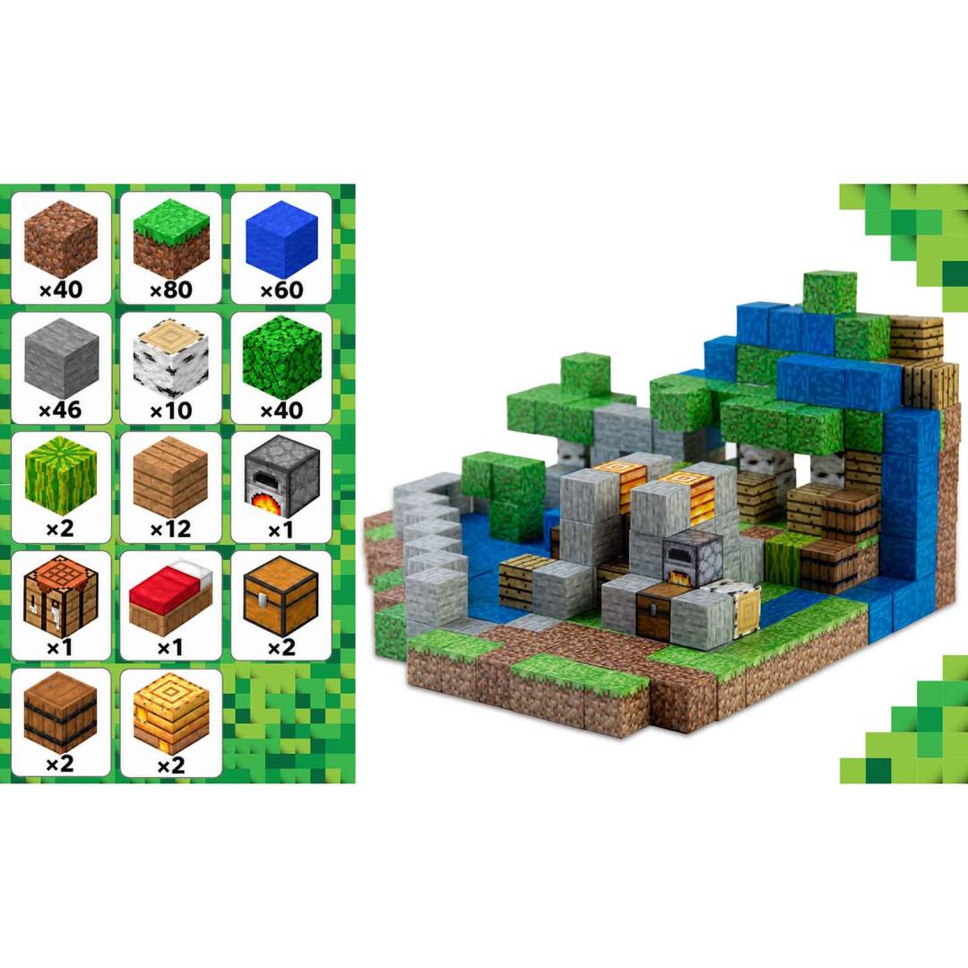 Zelene magnetne kocke 300 komada Ricokids_4