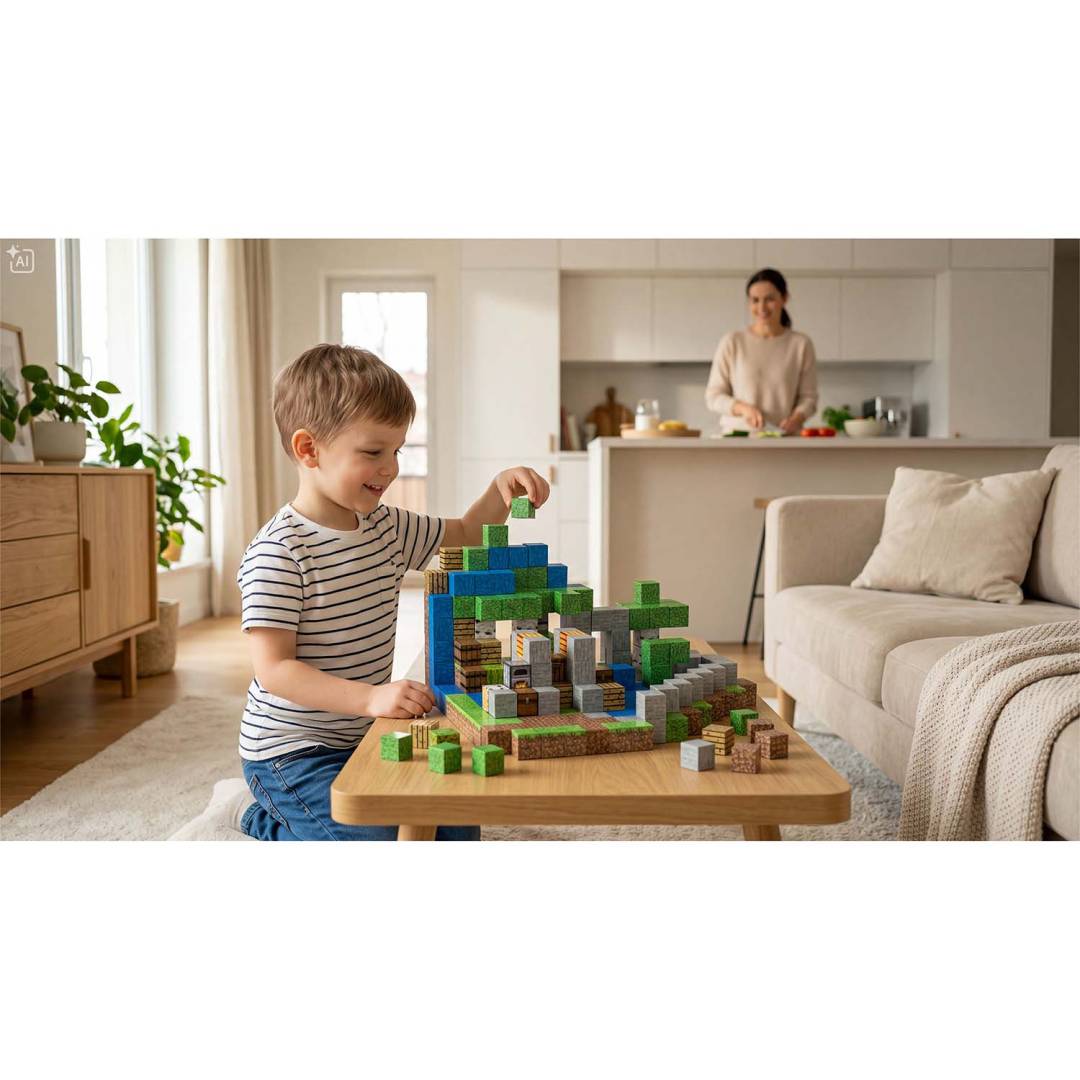 Zelene magnetne kocke 300 komada Ricokids_6