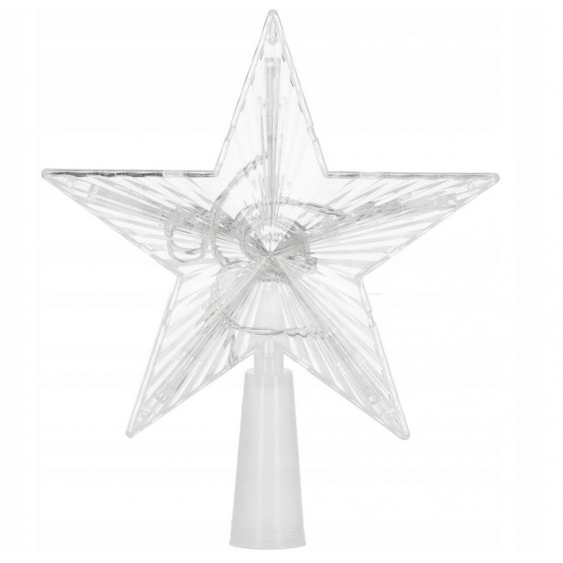Zvijezda za vrh bora – LED, 15×18 cm, šarena_4